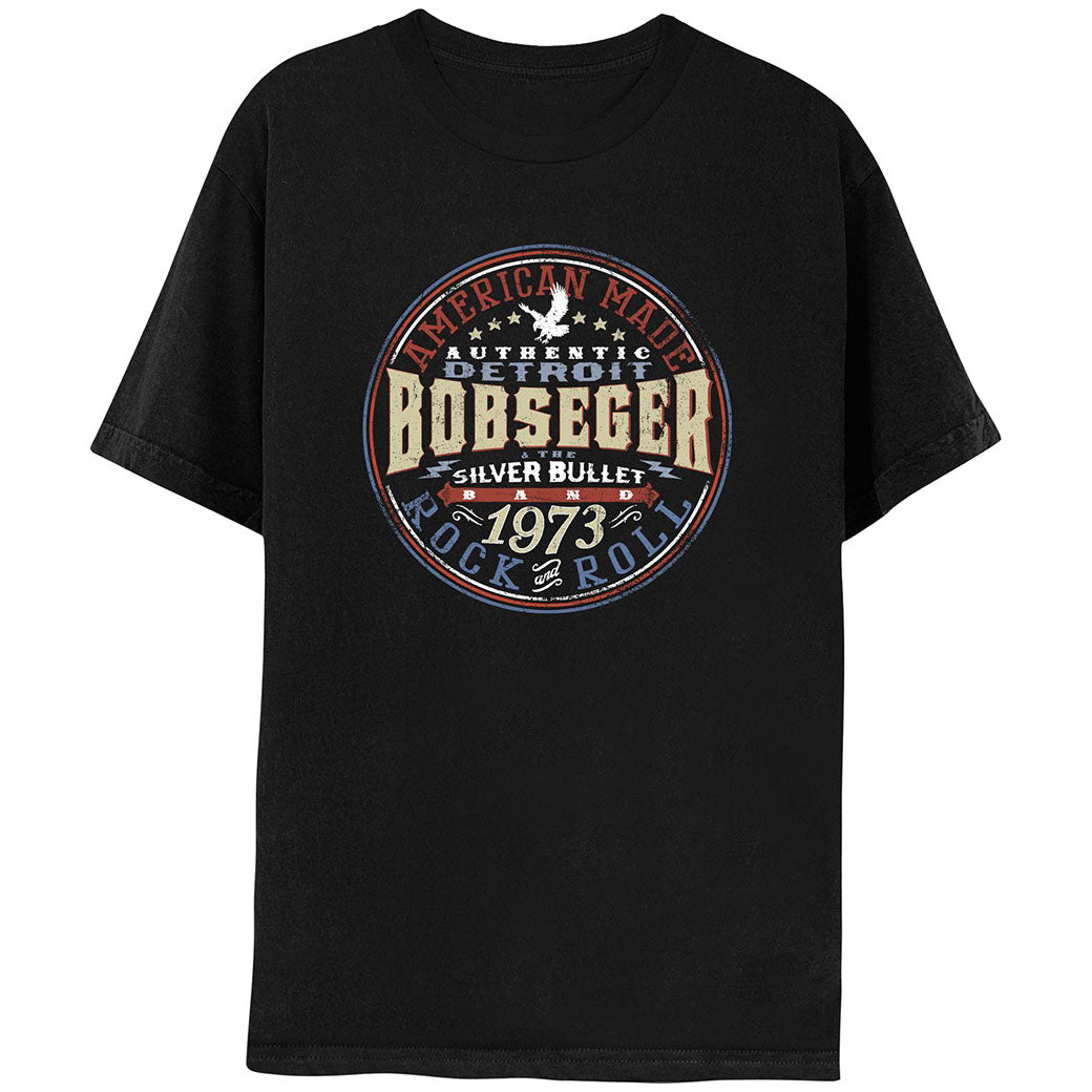 80sBob Seger&The Silver Bullet Band Tシャツ Bob Seger - Bob Seger & The Silver Bullet Band American Made Short