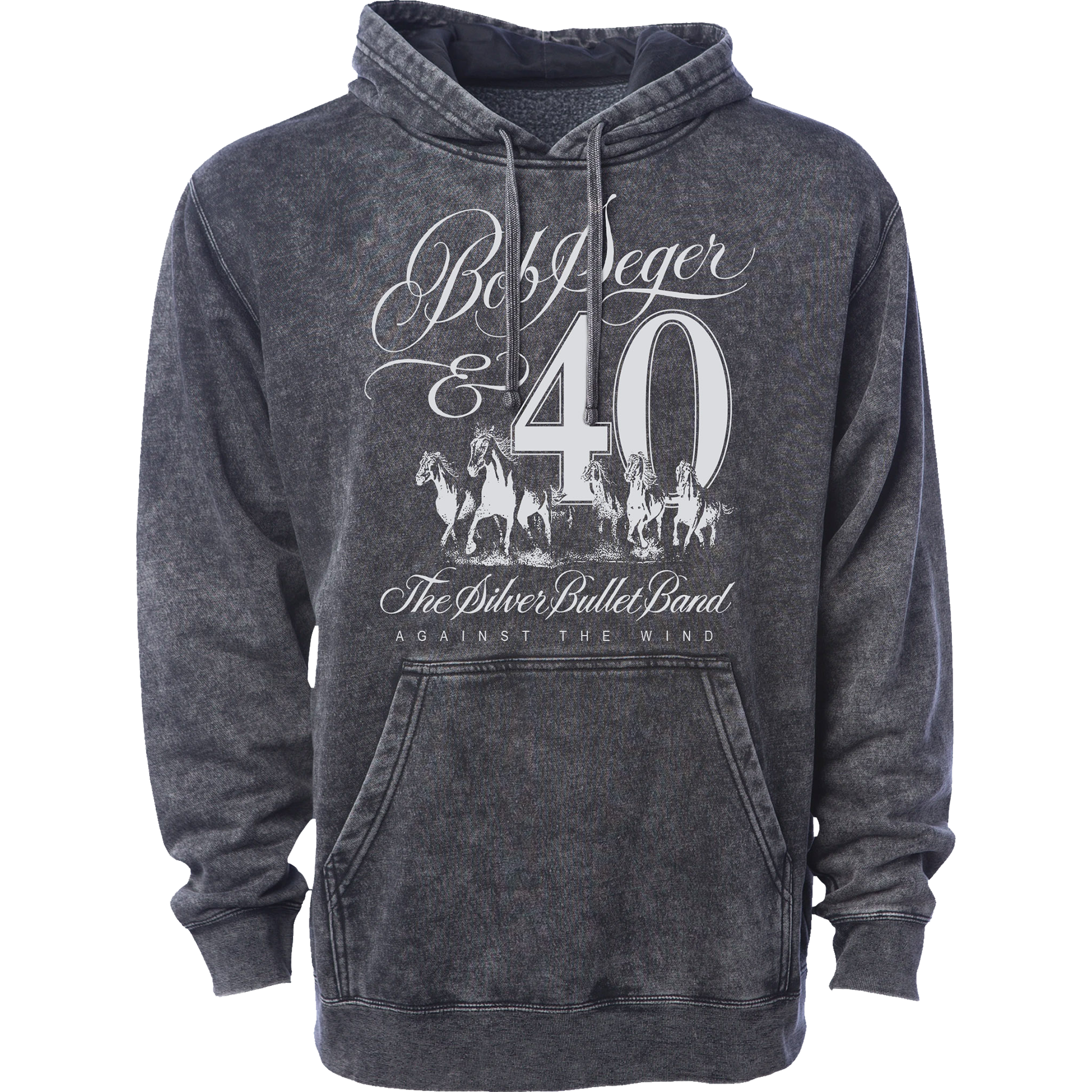 Against The Wind 40th Anniversary Pullover Hoodie – Bob Seger