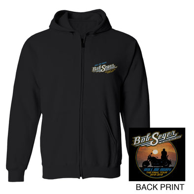 Roll Me Away The Final Tour Zip Hoodie-Bob Seger